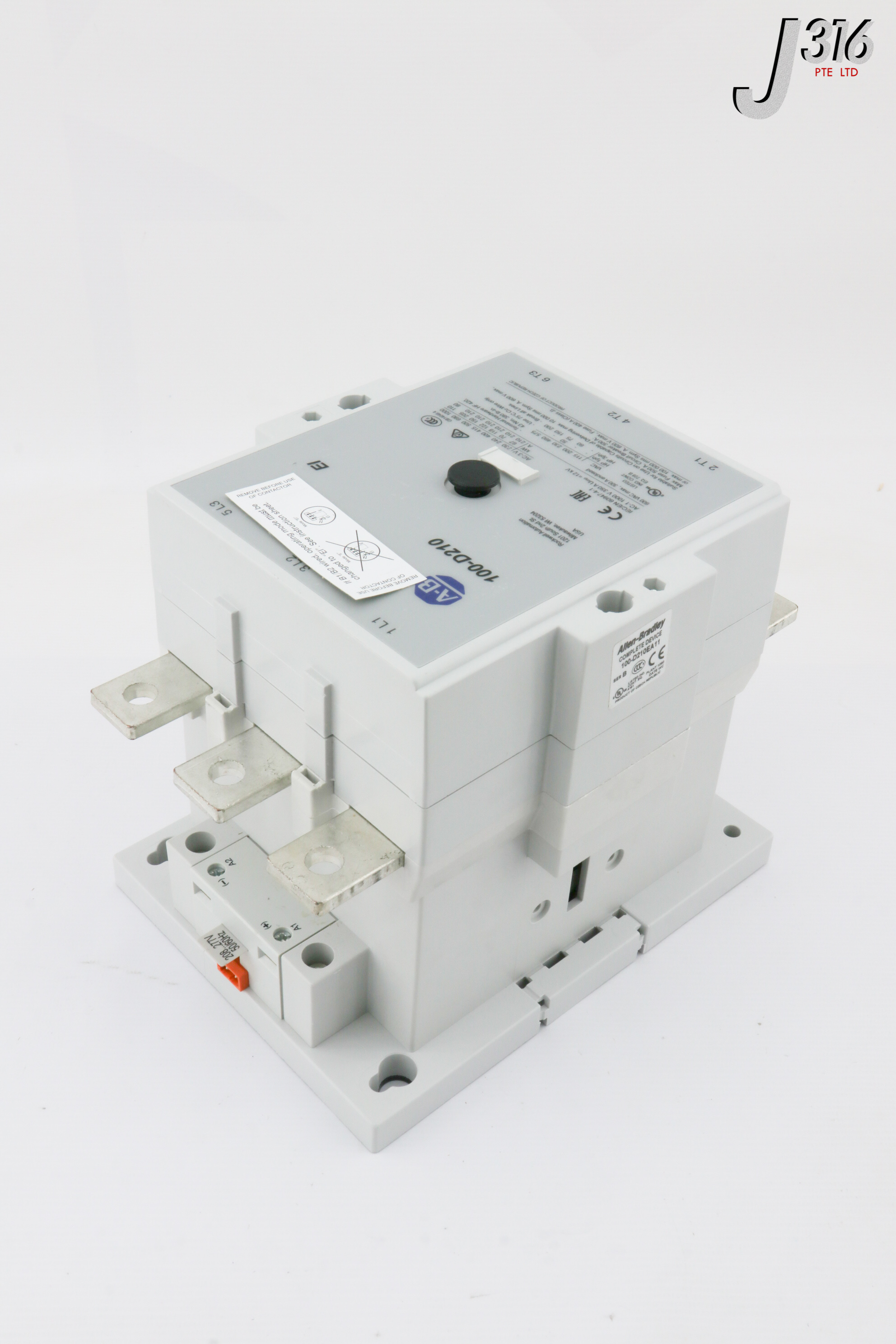 31148 ALLEN-BRADLEY CONTACTOR, 3 POLE, 350A, 100-D210 (NEW) 100